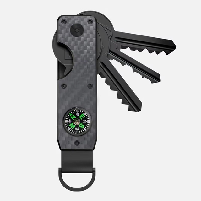 Smart Compact Key Organizer med kompass