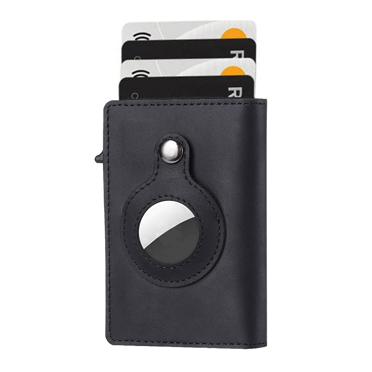 AirTag L&aelig;der RFID Sporbar Pocket Pocket Pocket