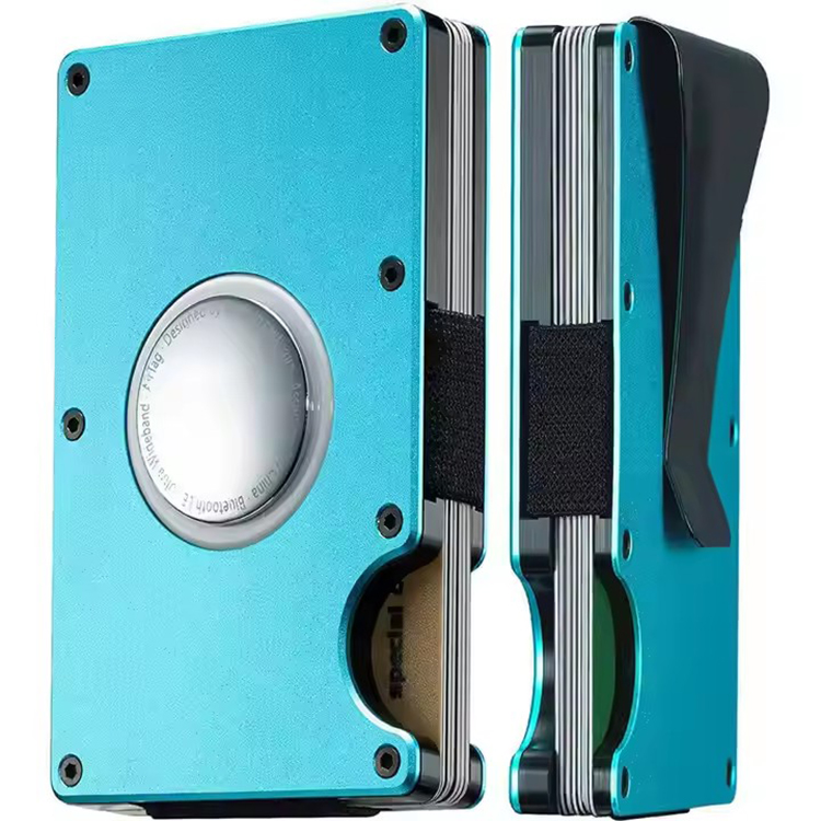 Minimalistisches RFID-Portemonnaie mit integriertem AirTag-Halter