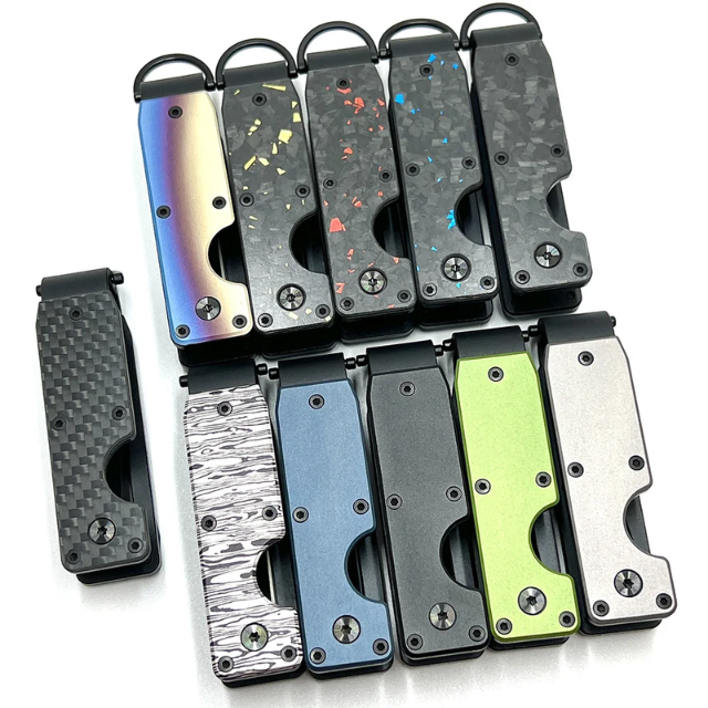 Carbon Fiber Key Organizer Holder 2-6 n&oslash;gler - Biln&oslash;gle