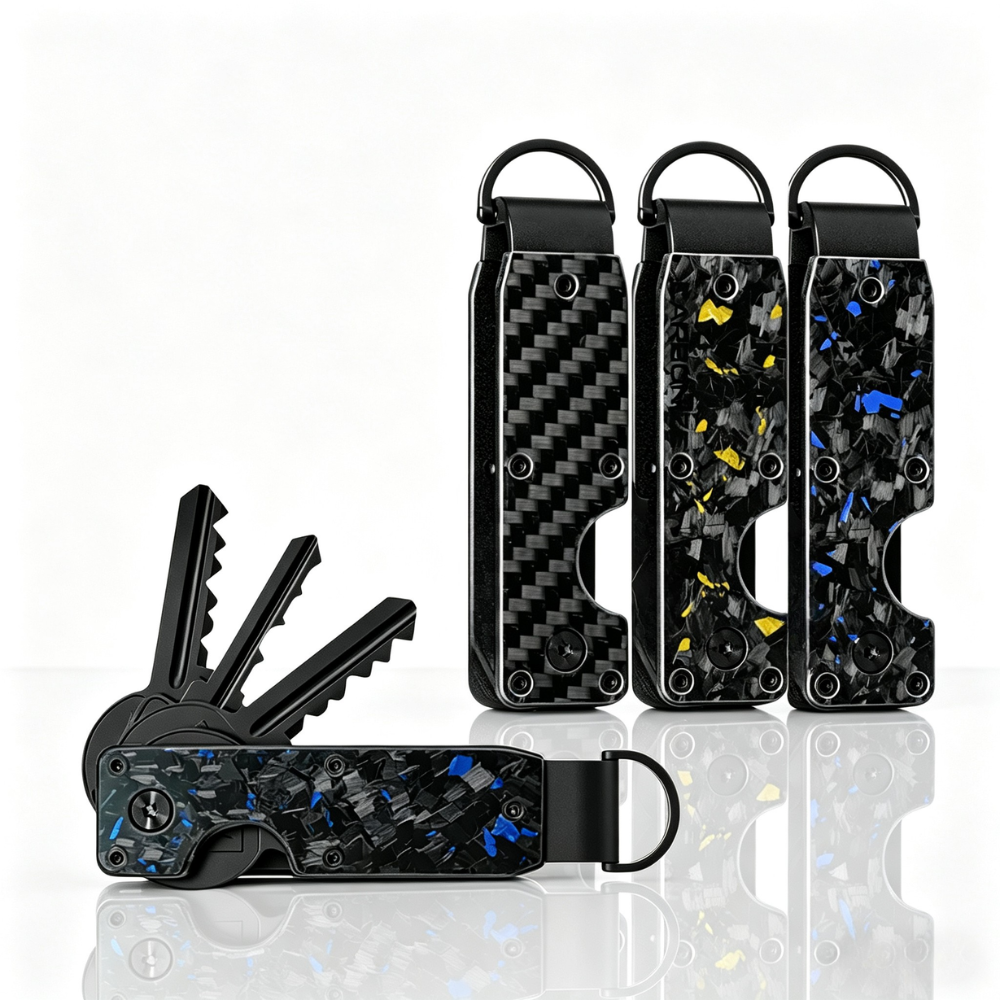 Carbon Fiber Key Organizer 6-Slot - Biln&oslash;gleholder