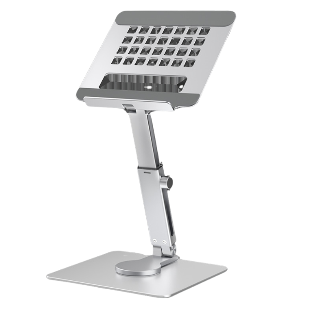 Aluminiumslegering Justerbar Tablet PC Stand 360 Fold B&aelig;rbar MacBook Notebook Bracket L&oslash;fte K&oslash;le Holder