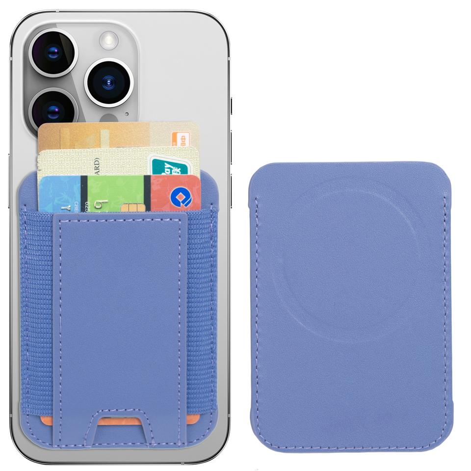 PU Magnetic Wallet Phone Case med aftageligt stativ